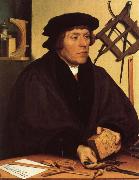 Hans Holbein Portrait of Nikolaus Kratzer oil